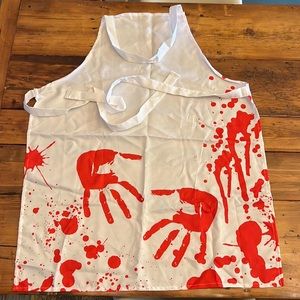 🩸 Blood Spatter Chef’s Halloween Apron